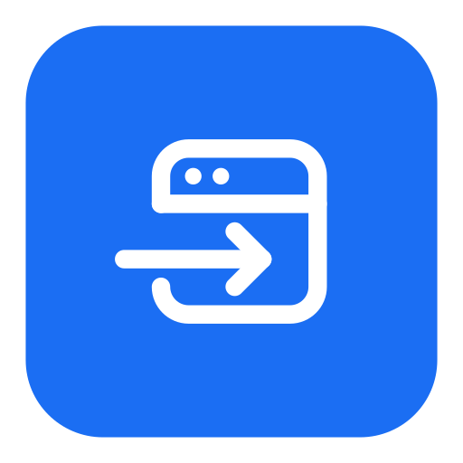 just open links in a browser icon