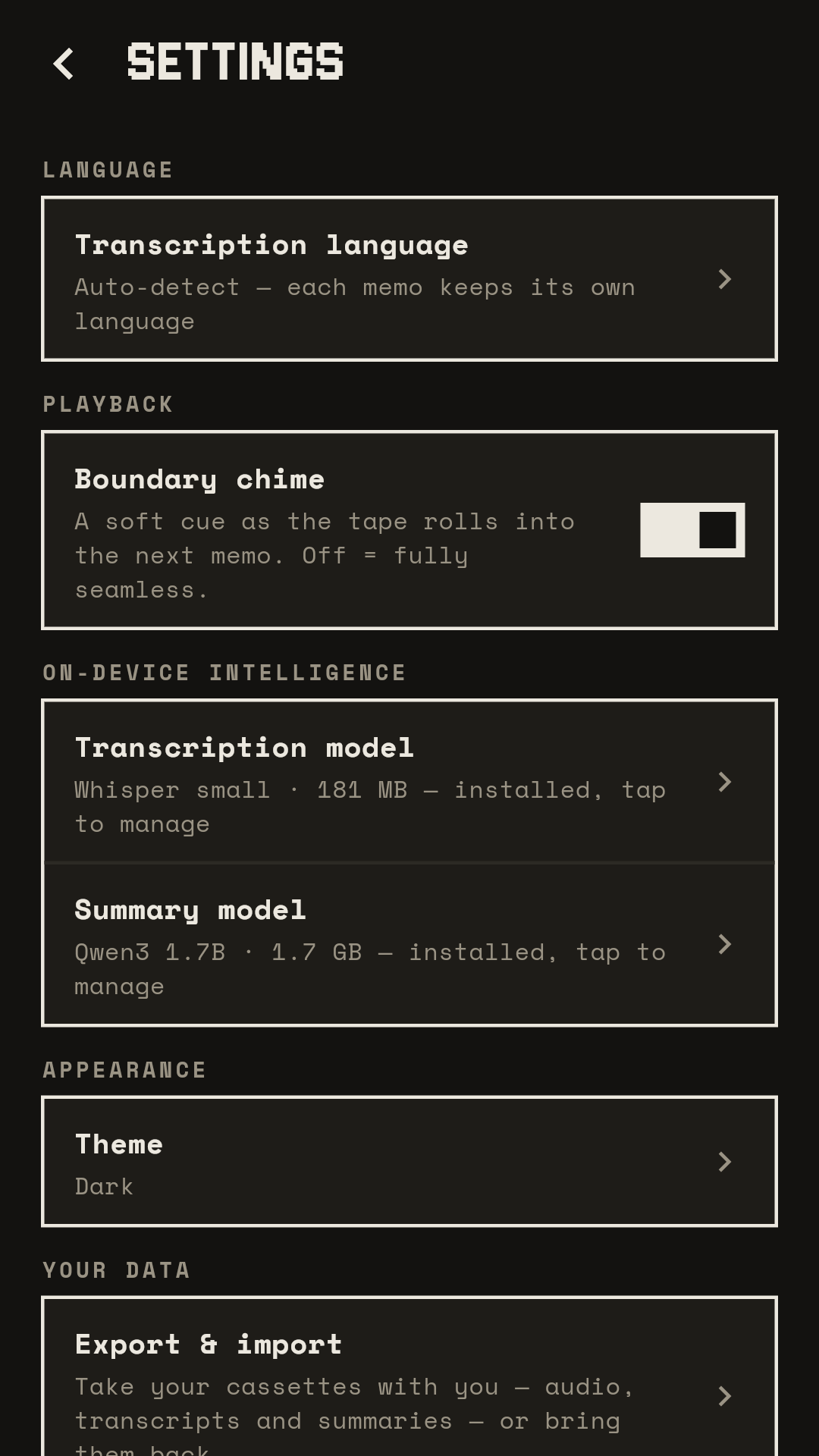 Diktafon: Voice Memos on Tape screenshot 16