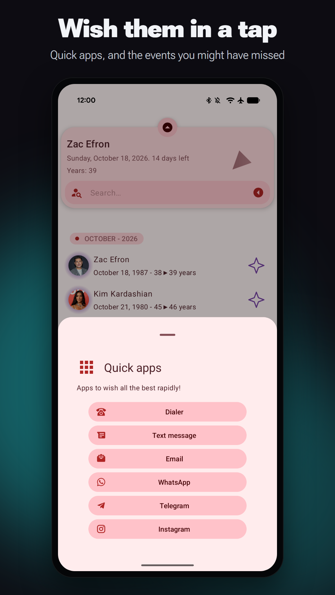 Birday - Birthday Manager screenshot 9