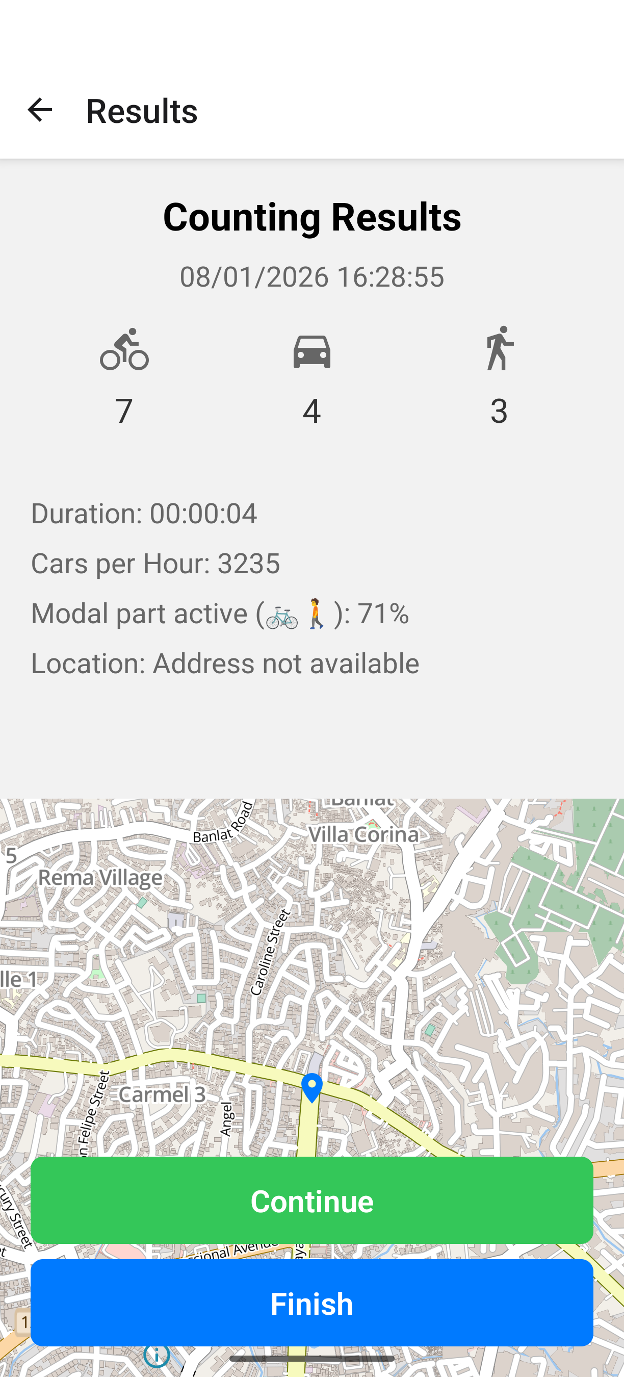 Rue:barbe -- modal split counter screenshot 3