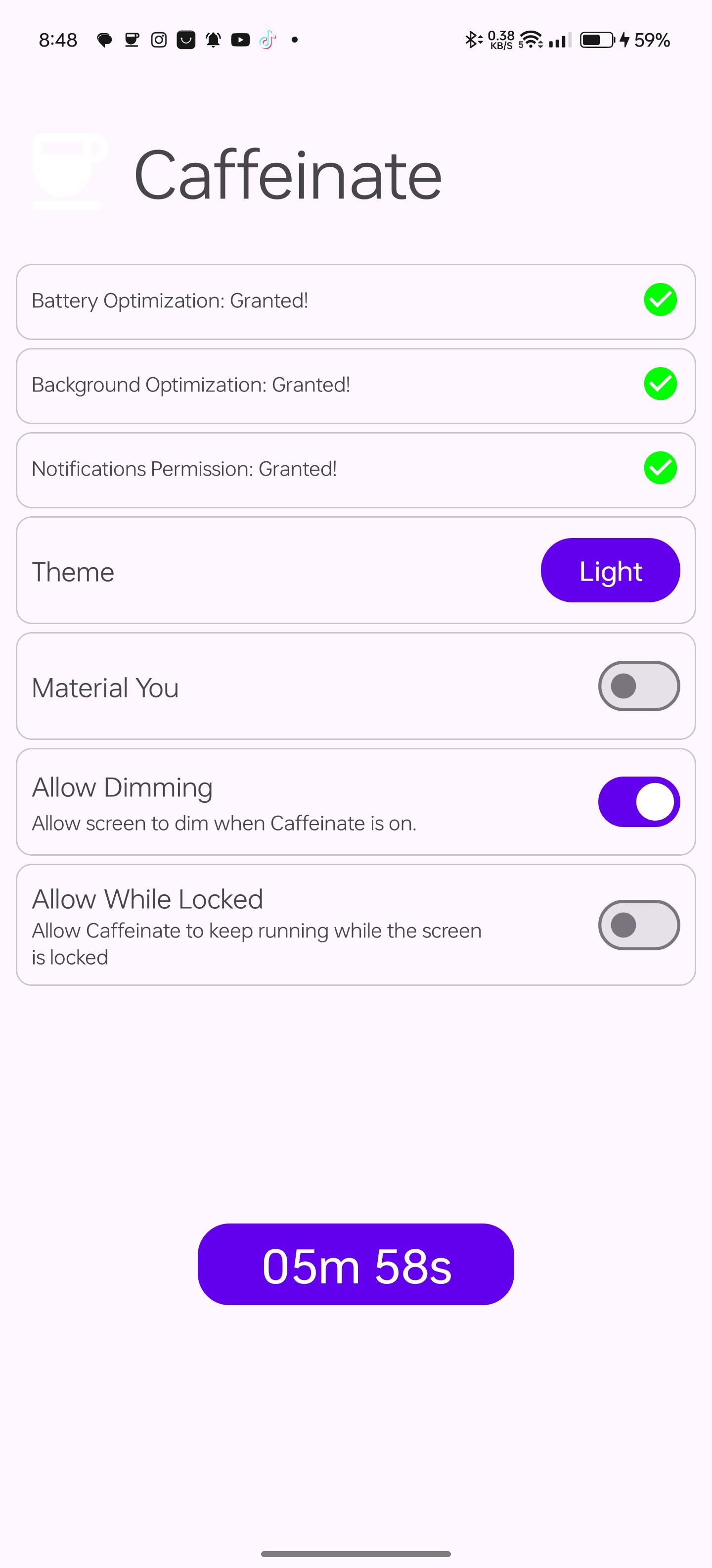 Caffeinate screenshot 10