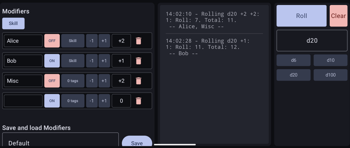 Noppa Dice Roller screenshot 9
