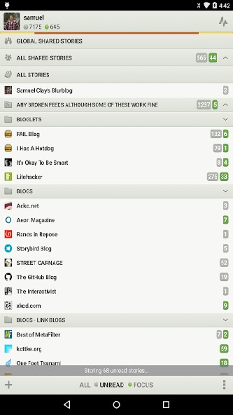 NewsBlur - News reader screenshot 14