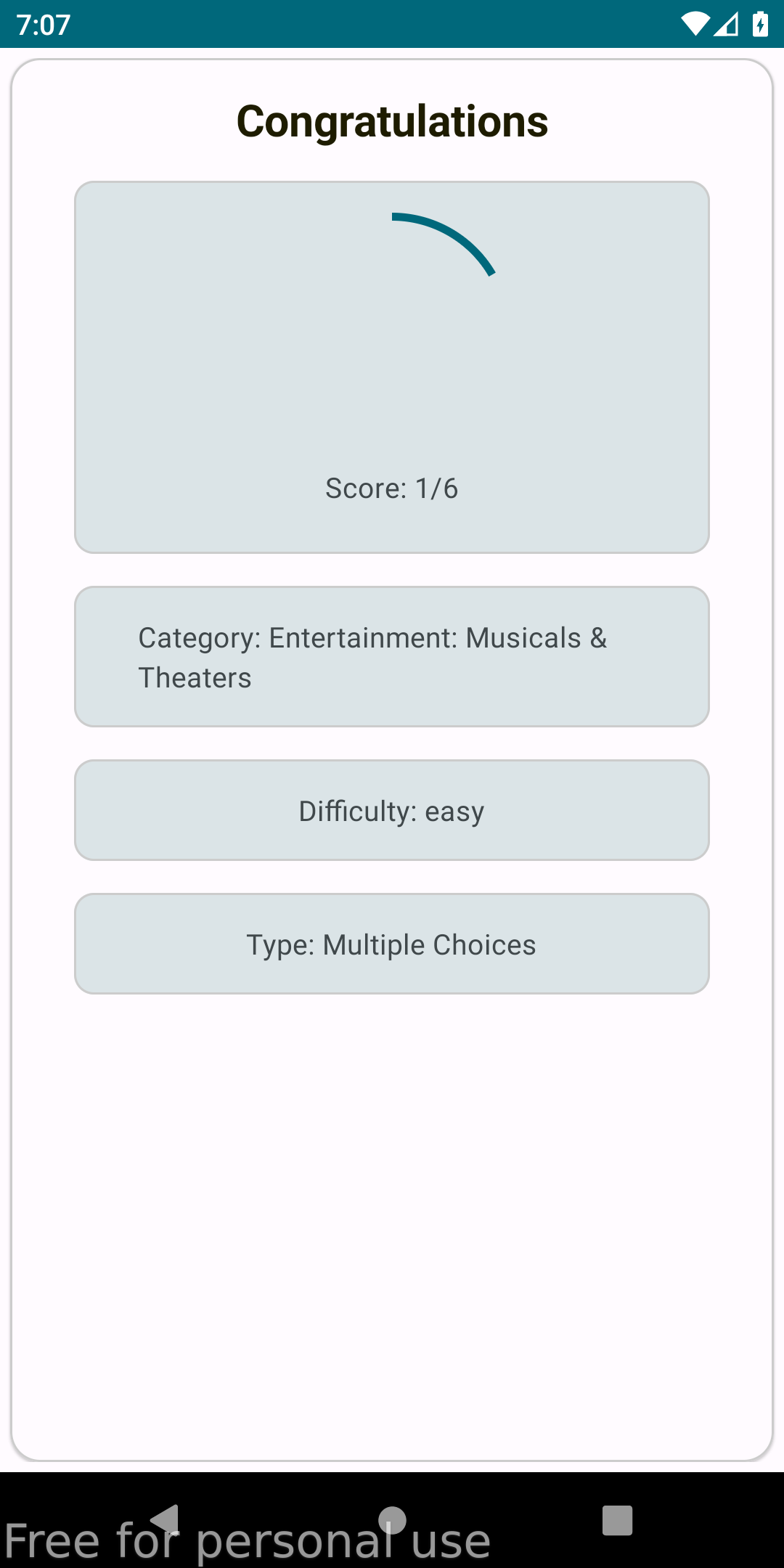 Trivia App screenshot 7
