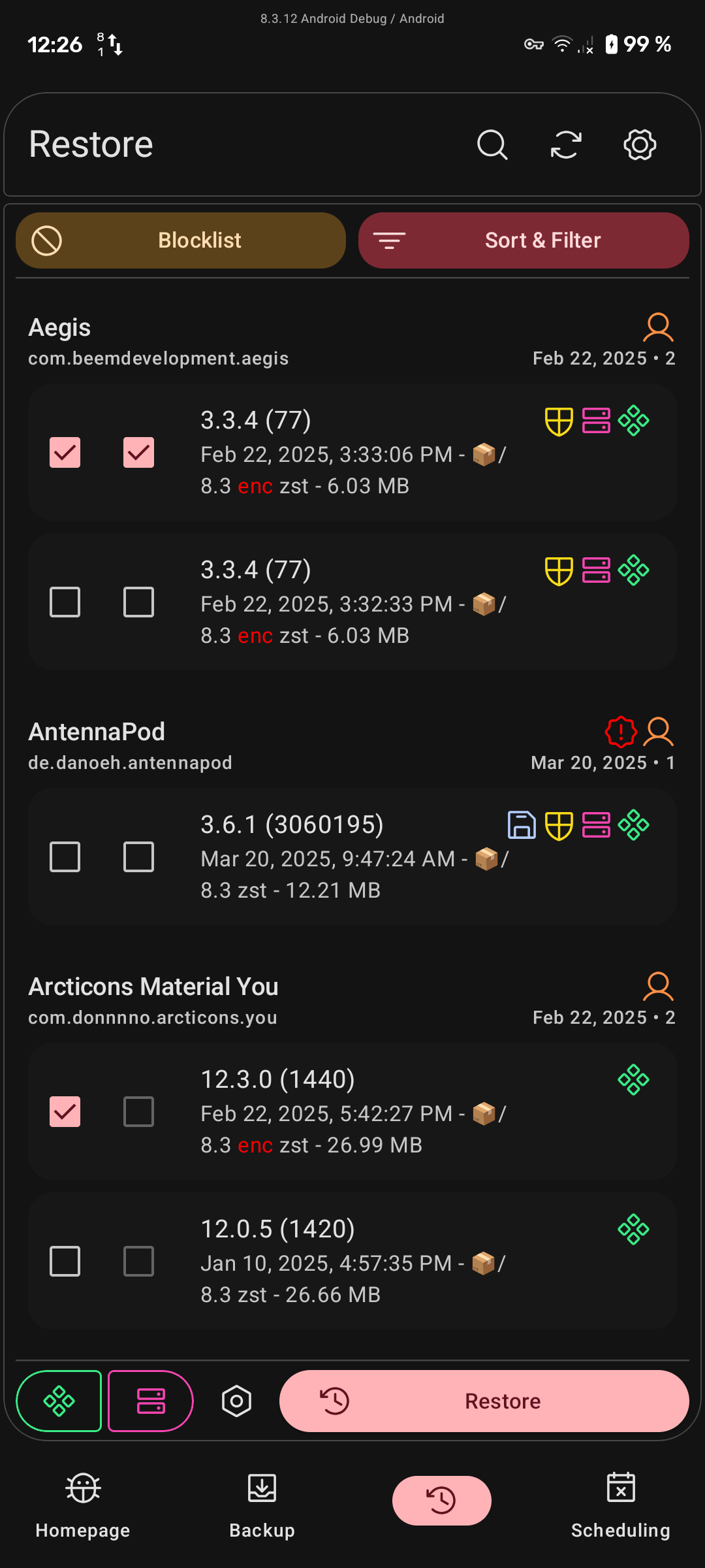 Neo Backup screenshot 3