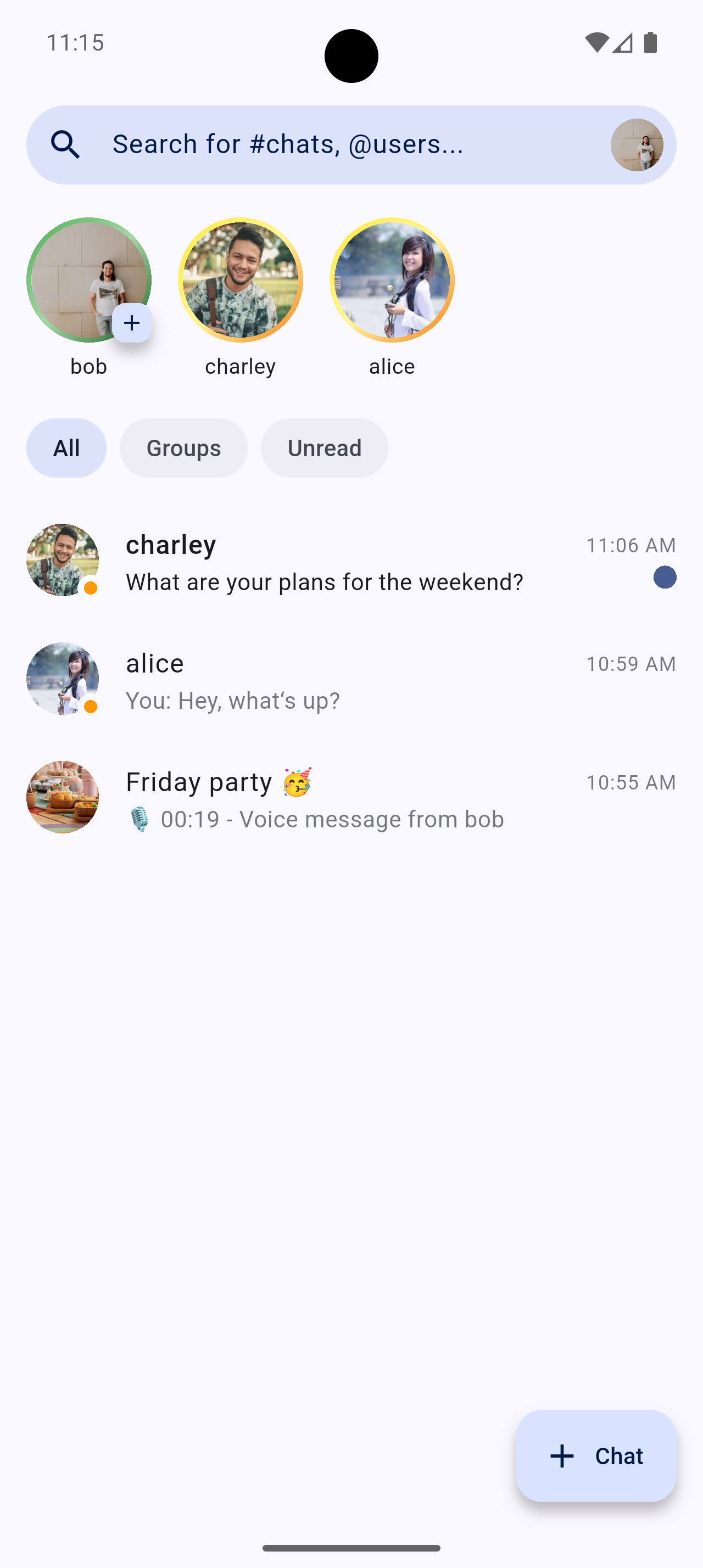 FluffyChat Matrix Messenger screenshot 1