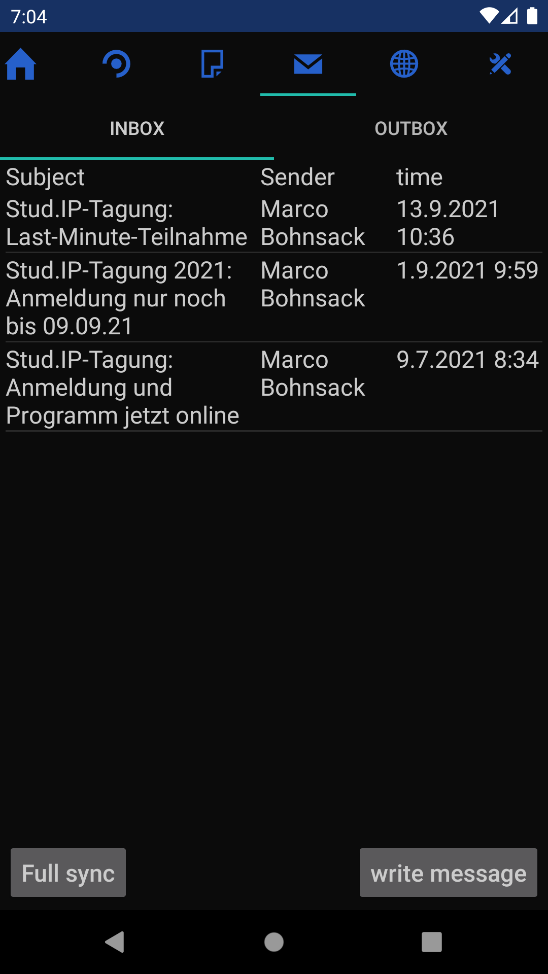 unofficial Stud.IP-app screenshot 6