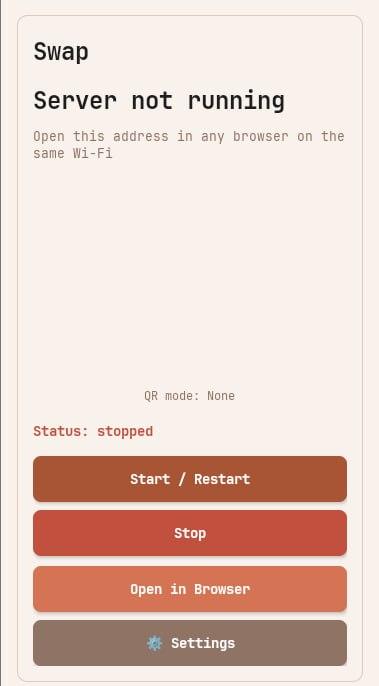 Swap screenshot 1