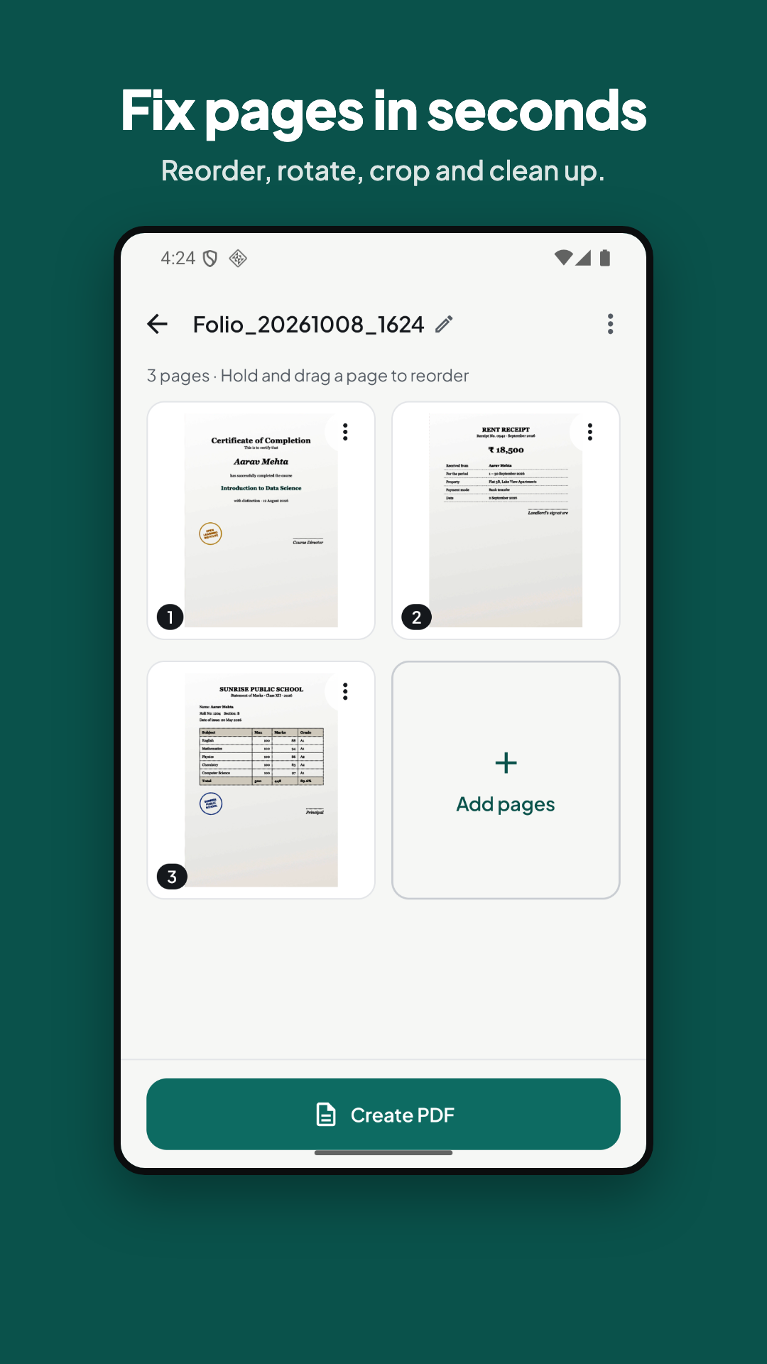 Folio: Doc Maker screenshot 2