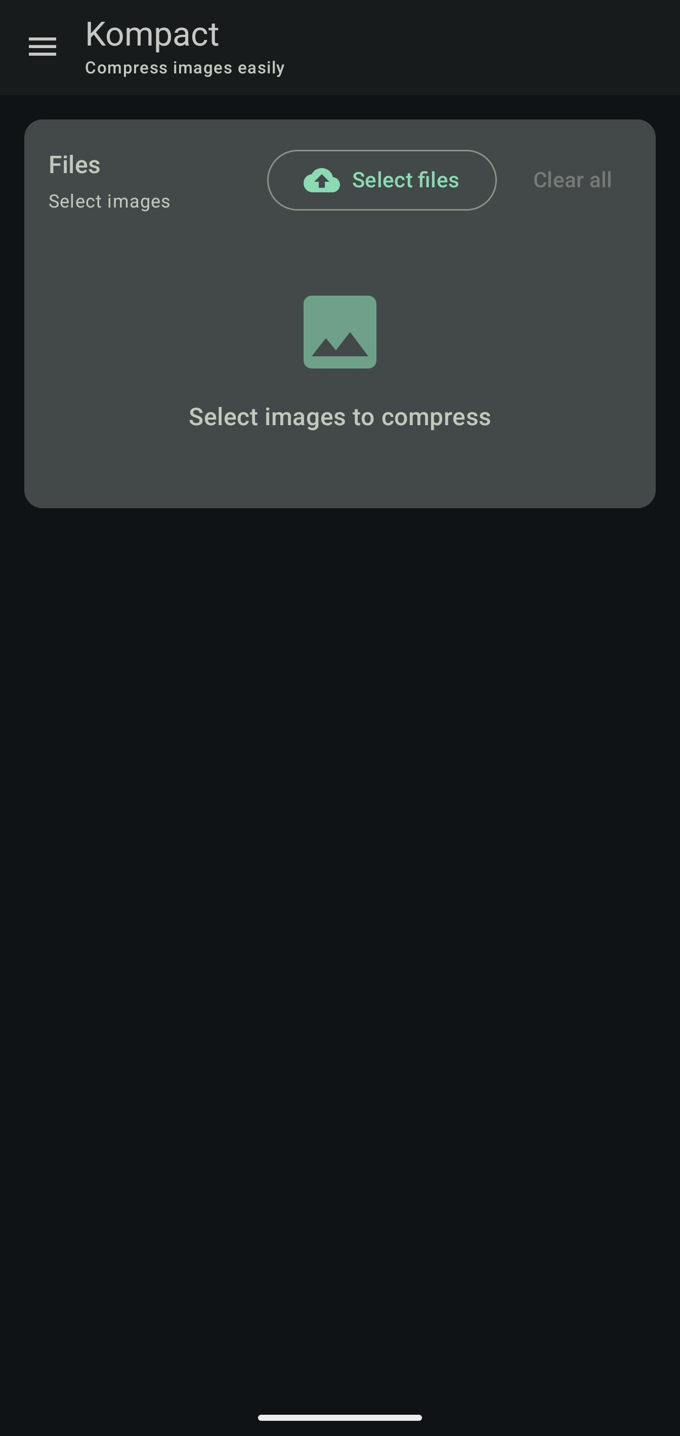 Kompact Image Compressor screenshot 1