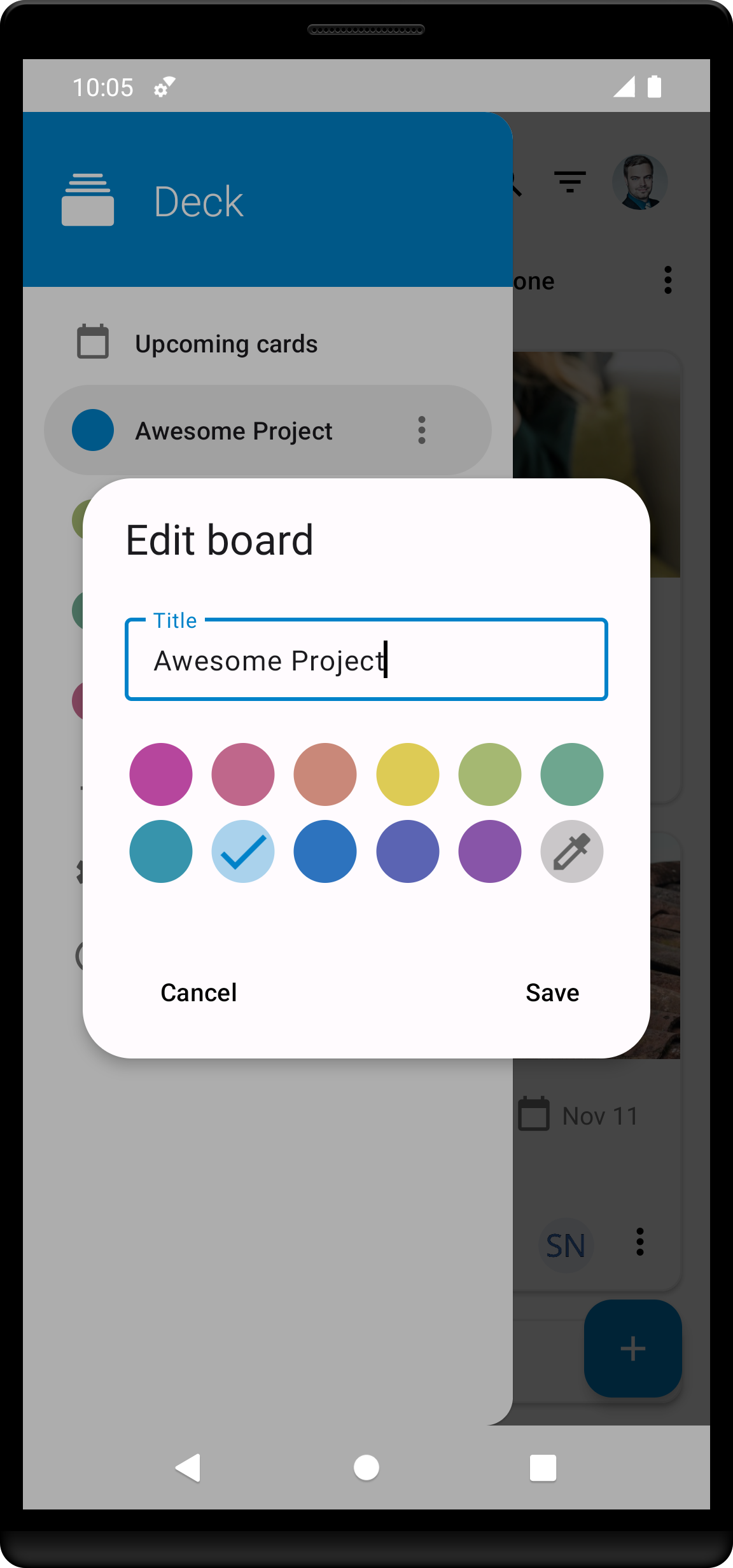Nextcloud Deck screenshot 7