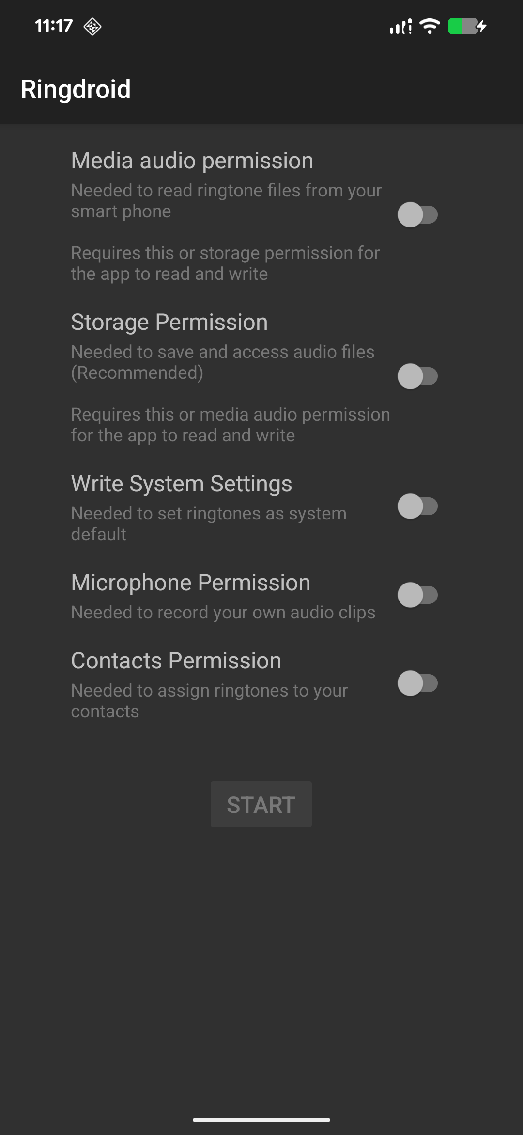 Ringdroid - Ringtone editor screenshot 1