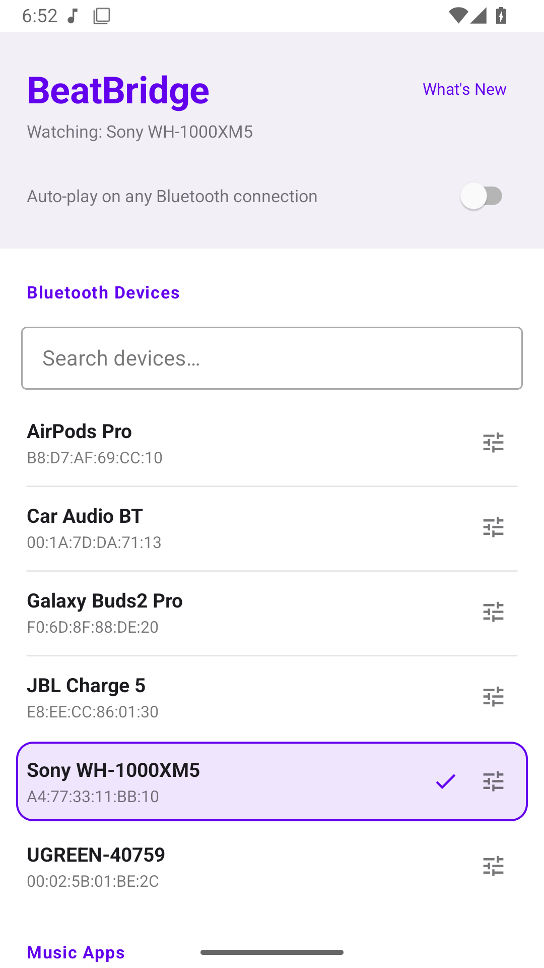 BeatBridge: Bluetooth Music screenshot 4