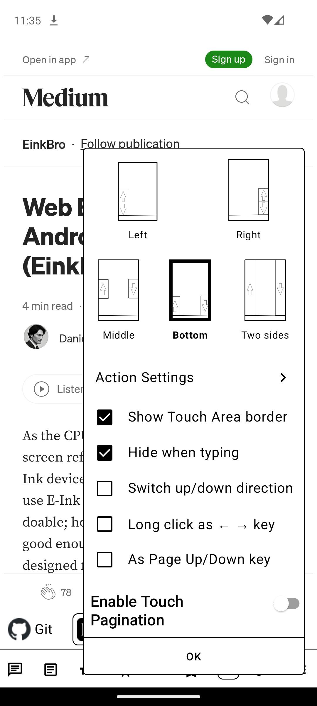 EinkBro screenshot 12