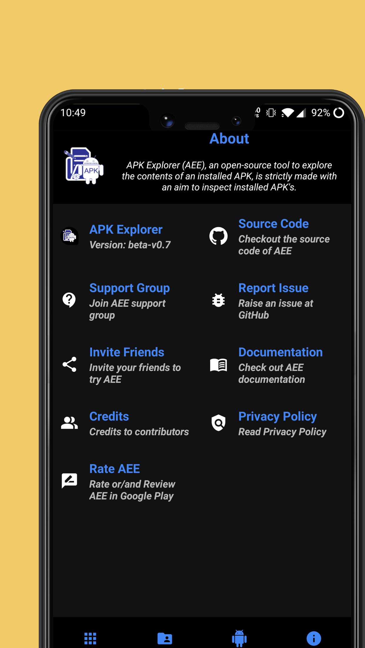 APK Explorer & Editor screenshot 21