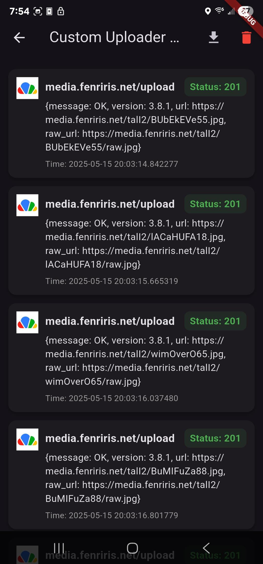 Custom Uploader screenshot 5
