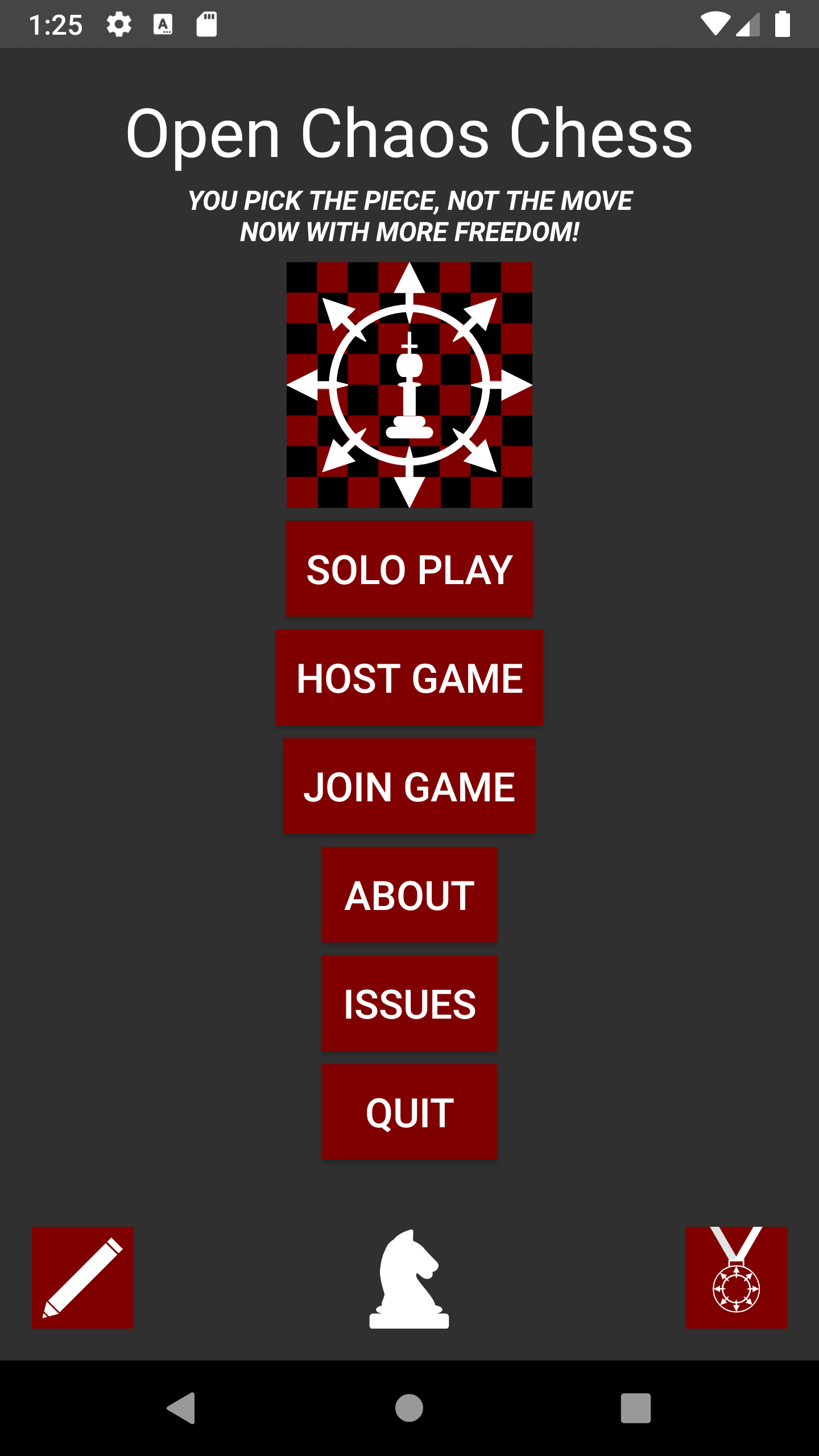 Open Chaos Chess screenshot 1