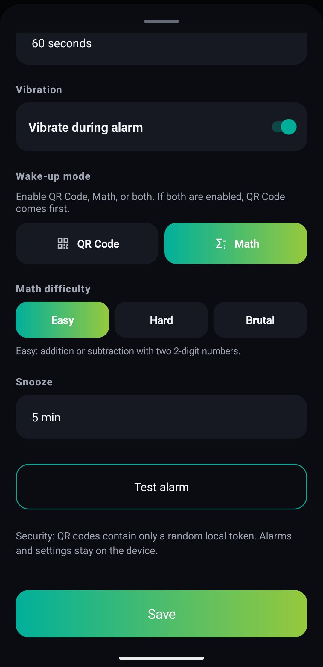 NoChoice Alarm screenshot 3