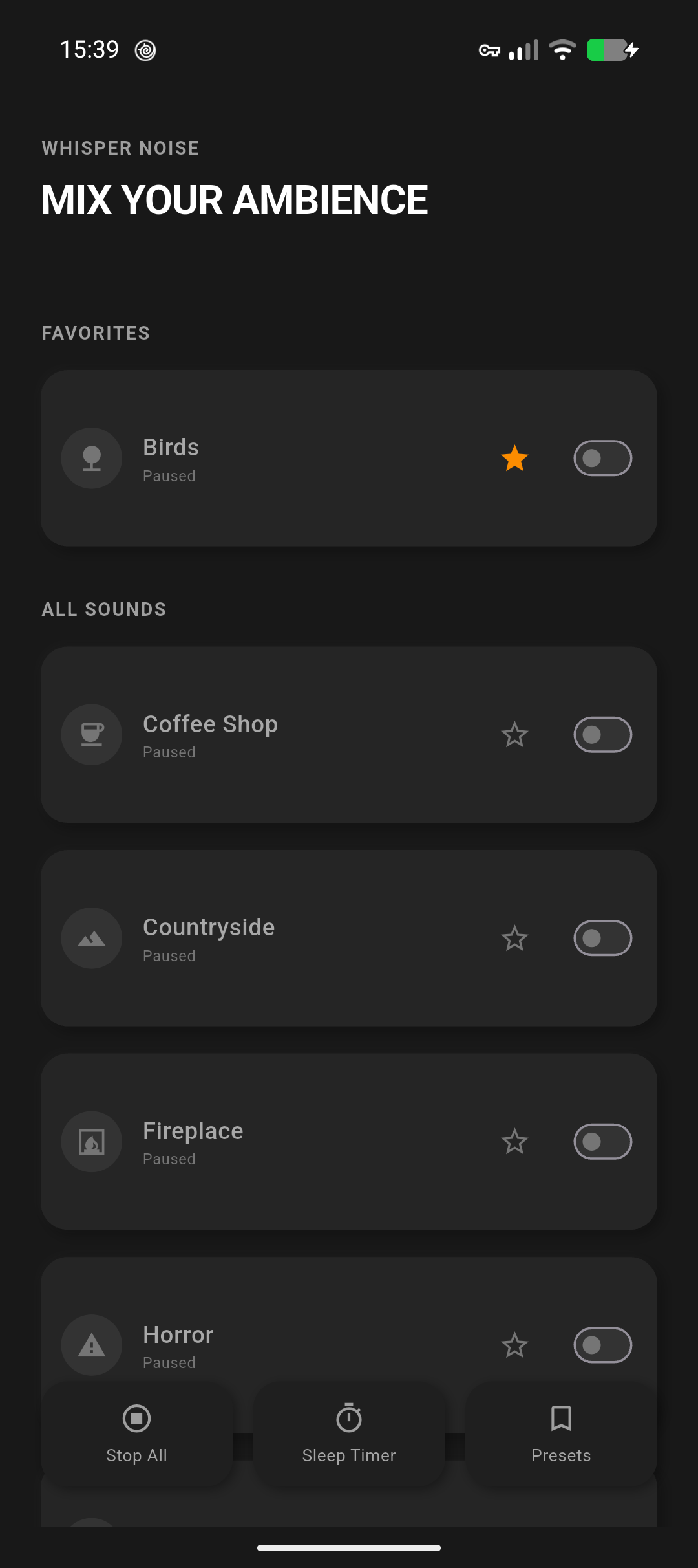 Whisper Noise screenshot 1