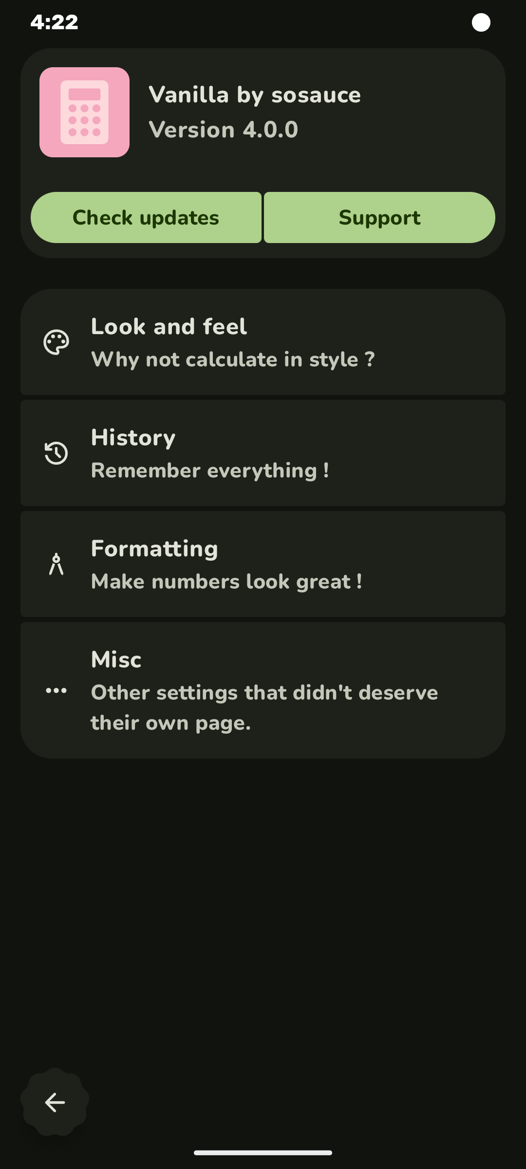 Vanilla screenshot 3