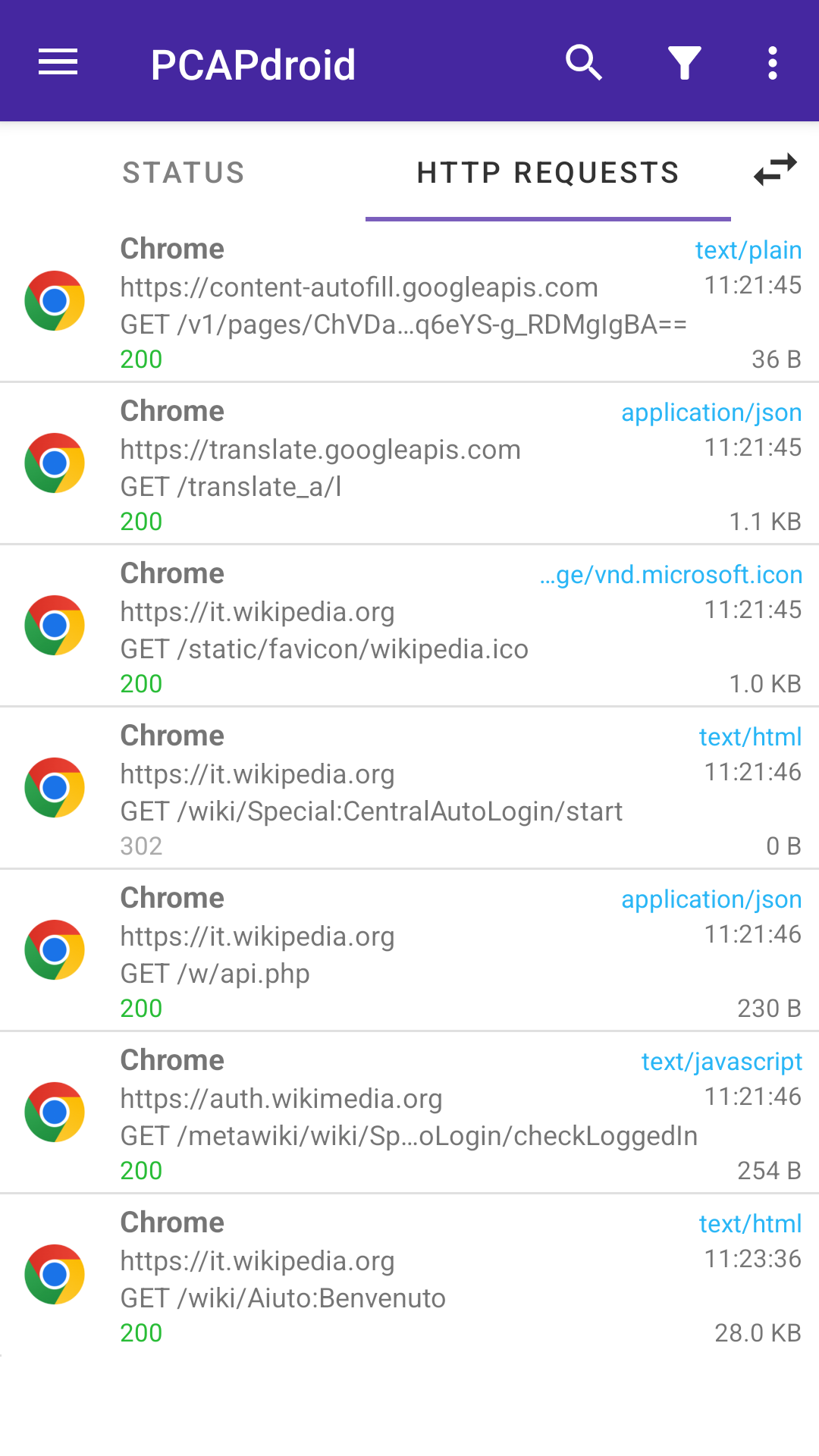 PCAPdroid screenshot 10