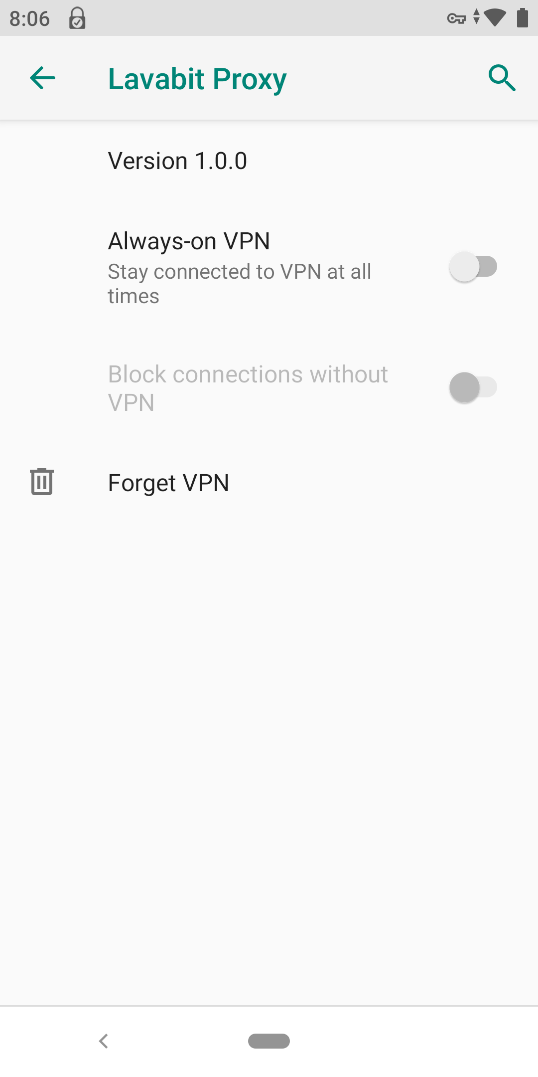 Lavabit Encrypted Proxy screenshot 7