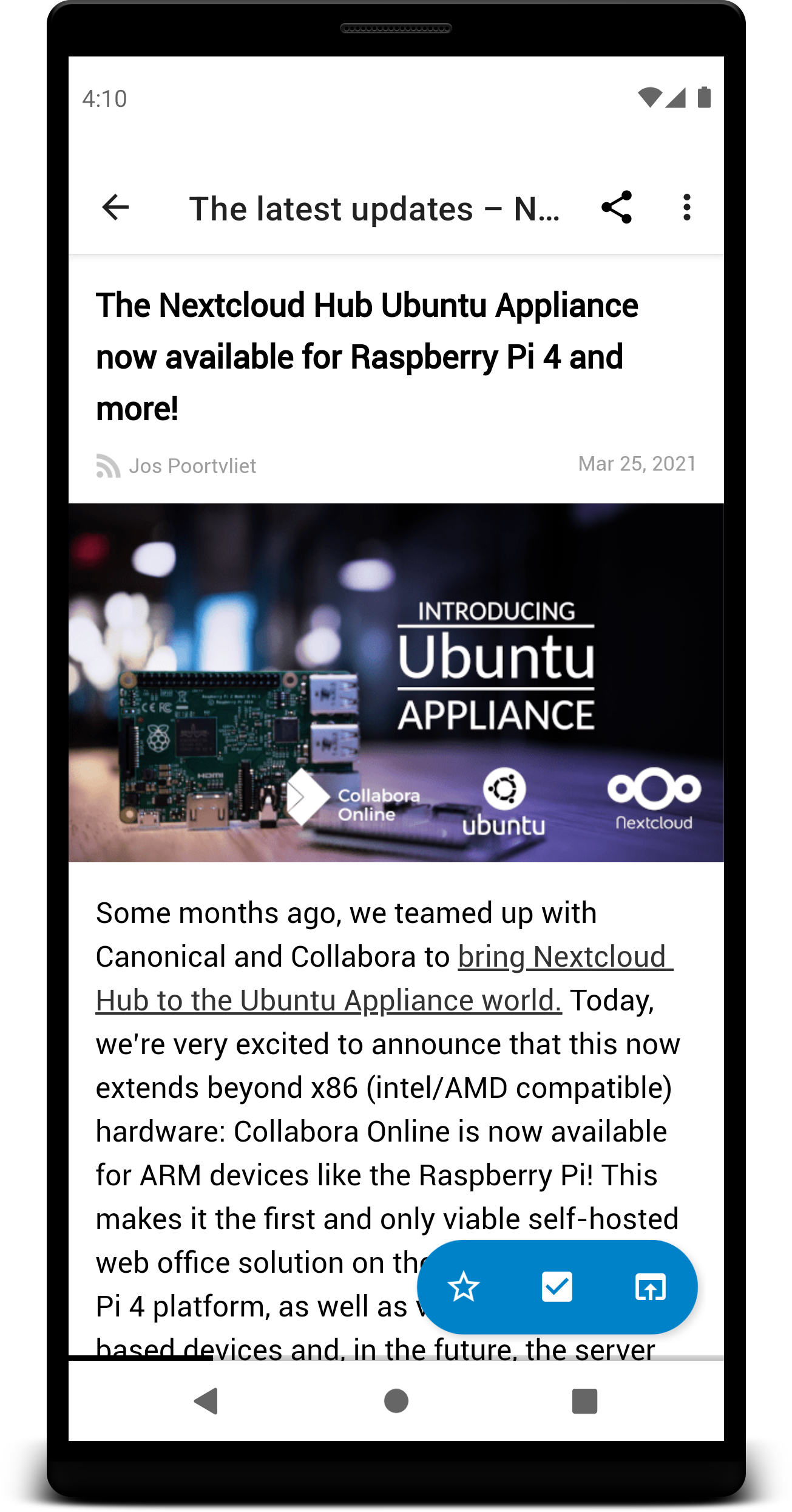 Nextcloud News screenshot 11