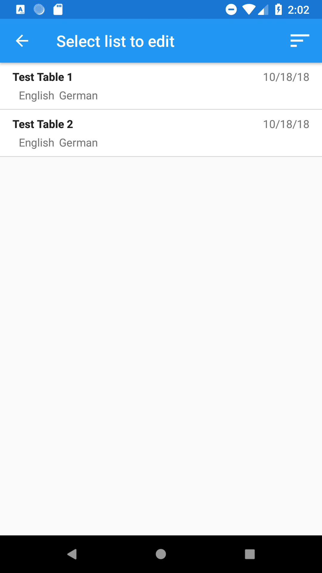 VocableTrainer screenshot 8
