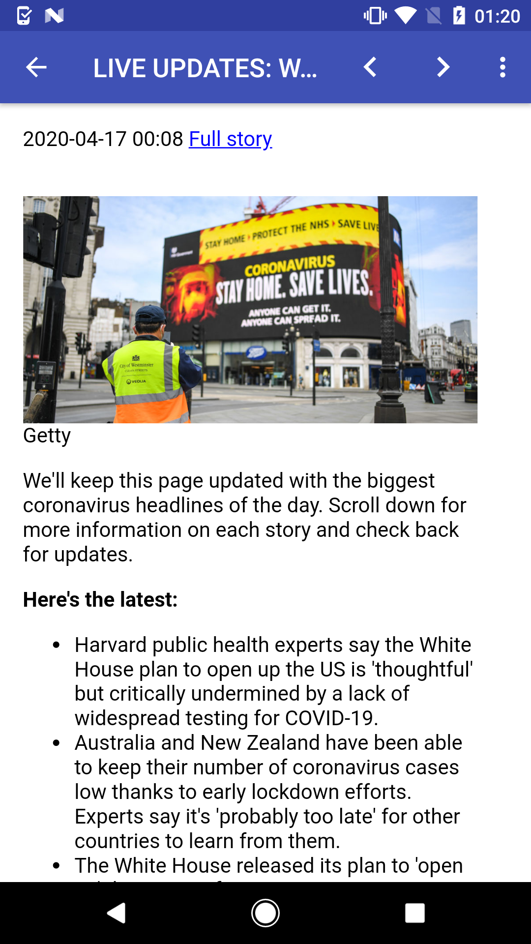 News Reader screenshot 2