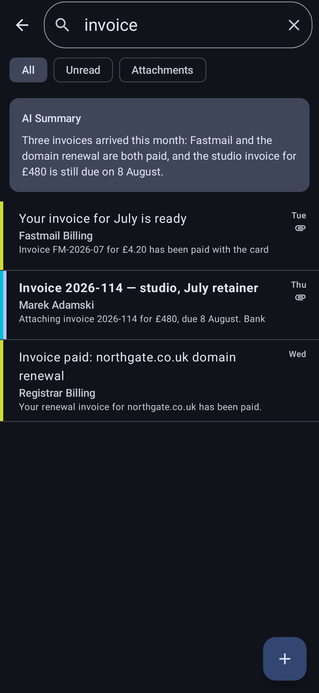 MA Email screenshot 3