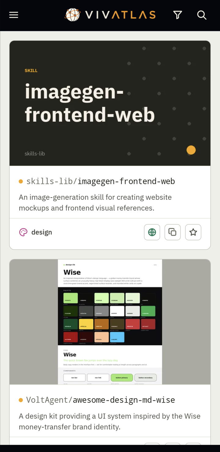 VIVATLAS screenshot 1