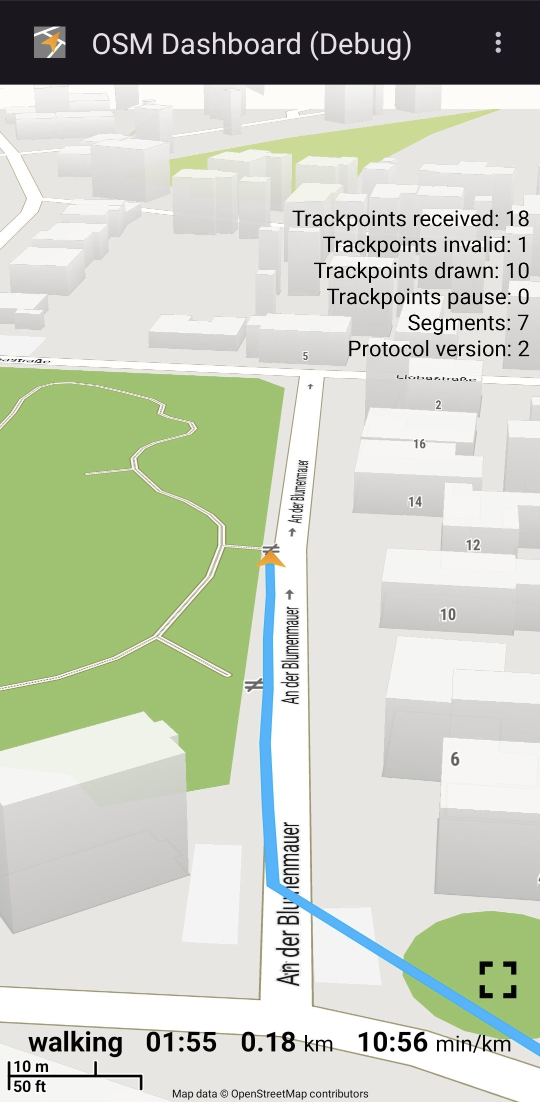 OSM Dashboard for OpenTracks screenshot 7