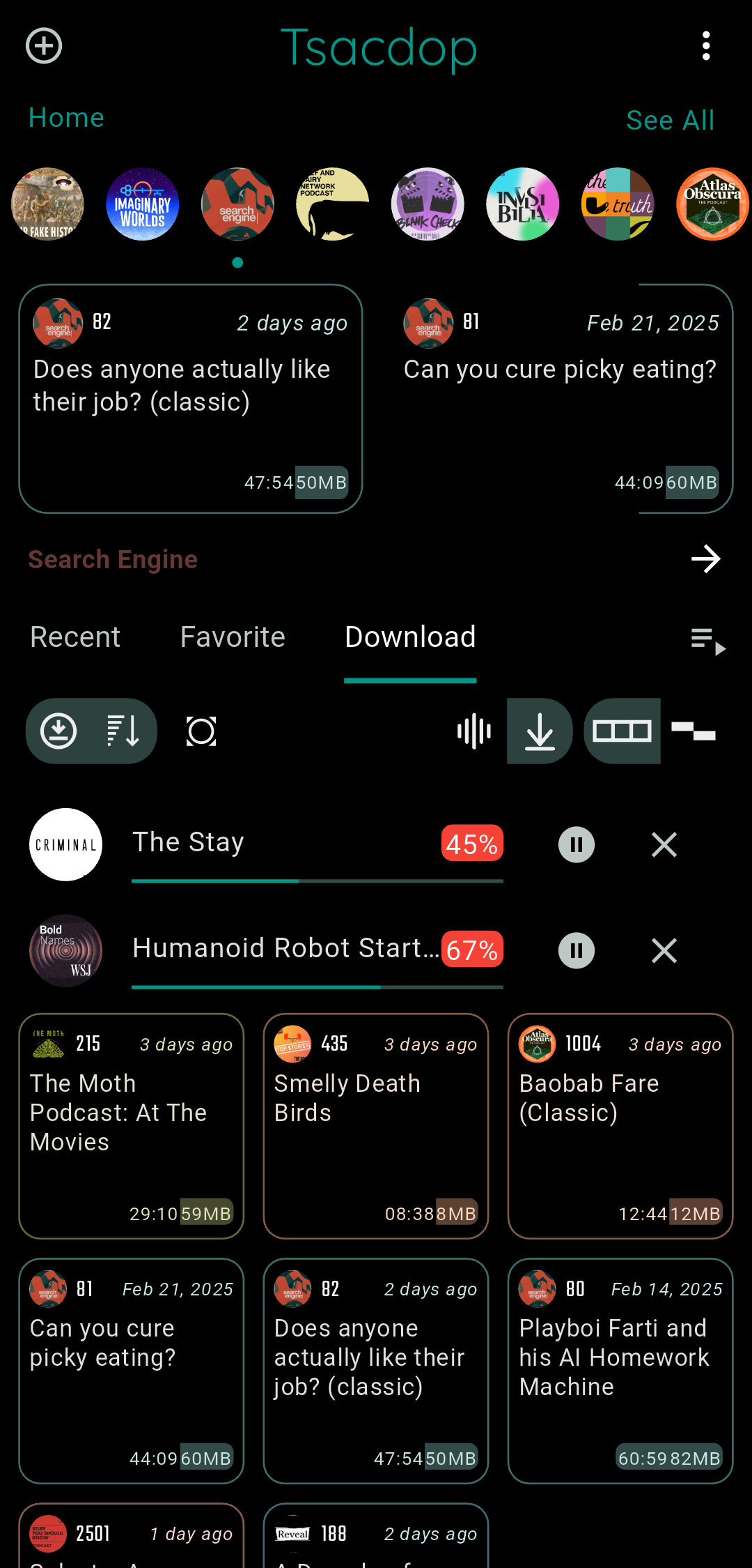 Tsacdop-Fork - Podcast Player screenshot 6