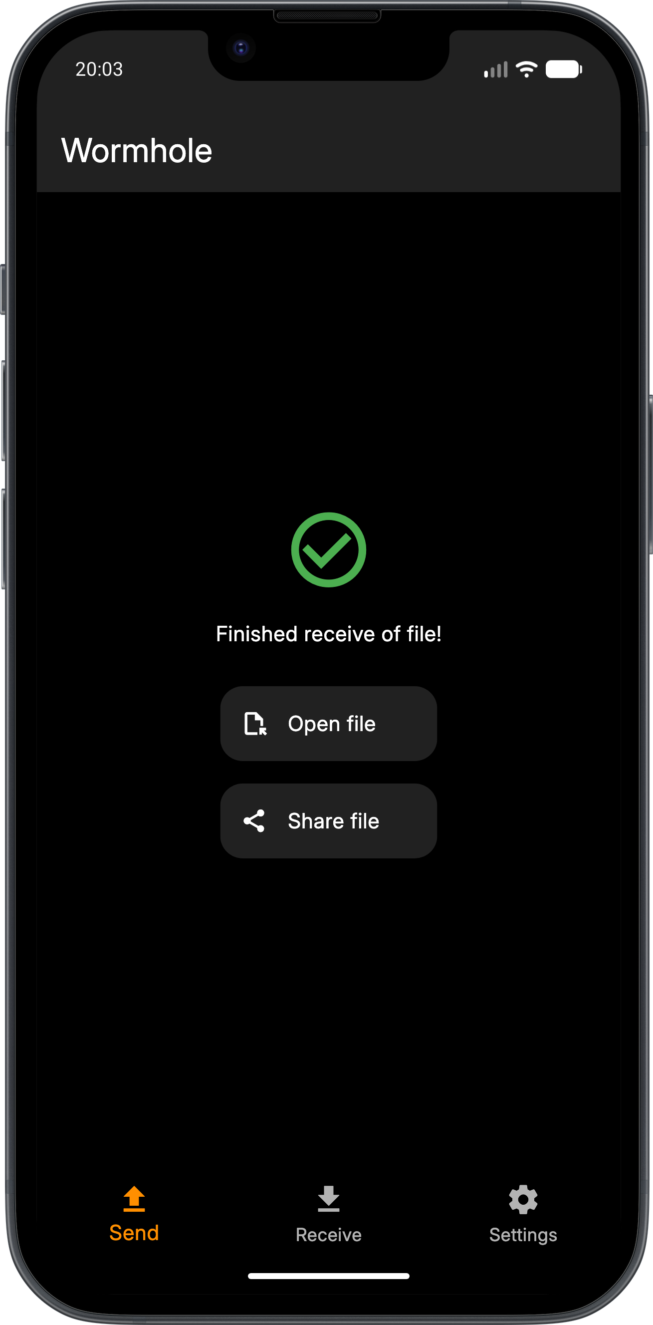 Wormhole File Transfer screenshot 18