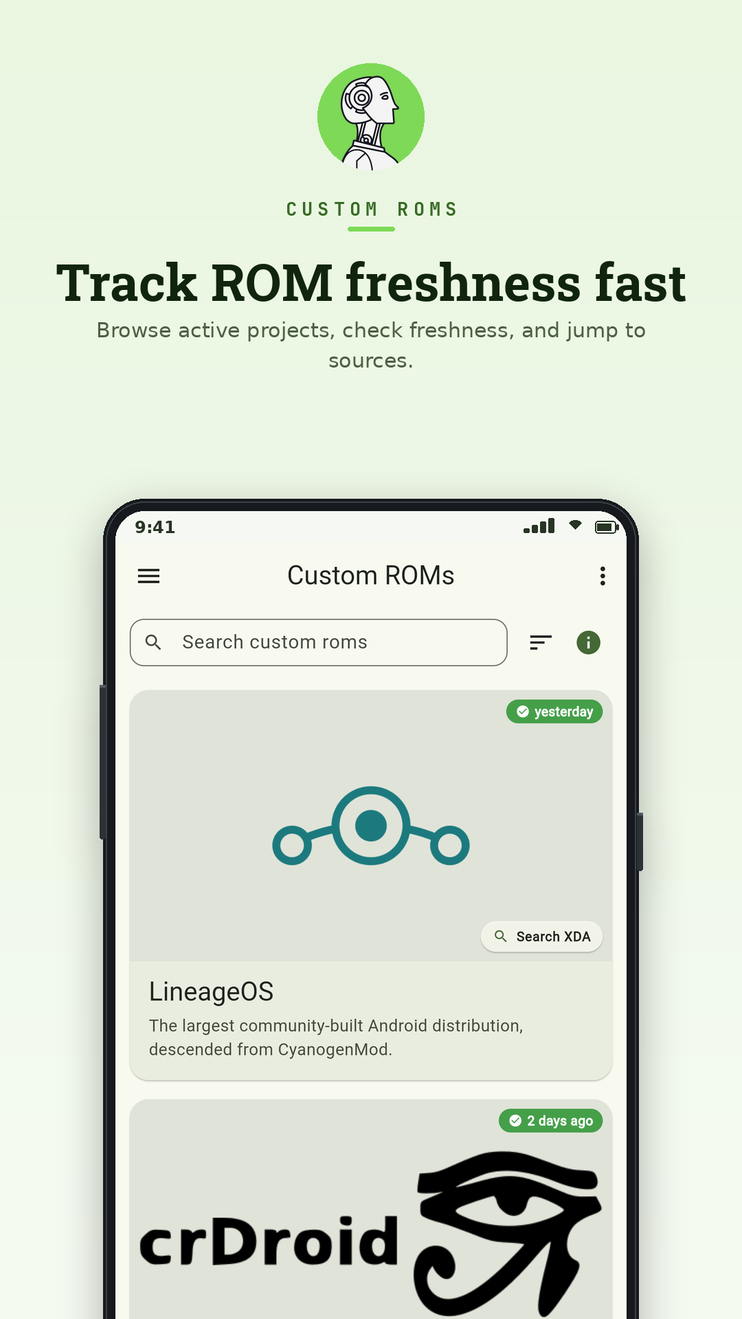 Custom RR: ROMs & Recovery screenshot 2