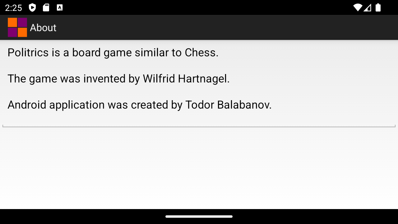 Politrics screenshot 2
