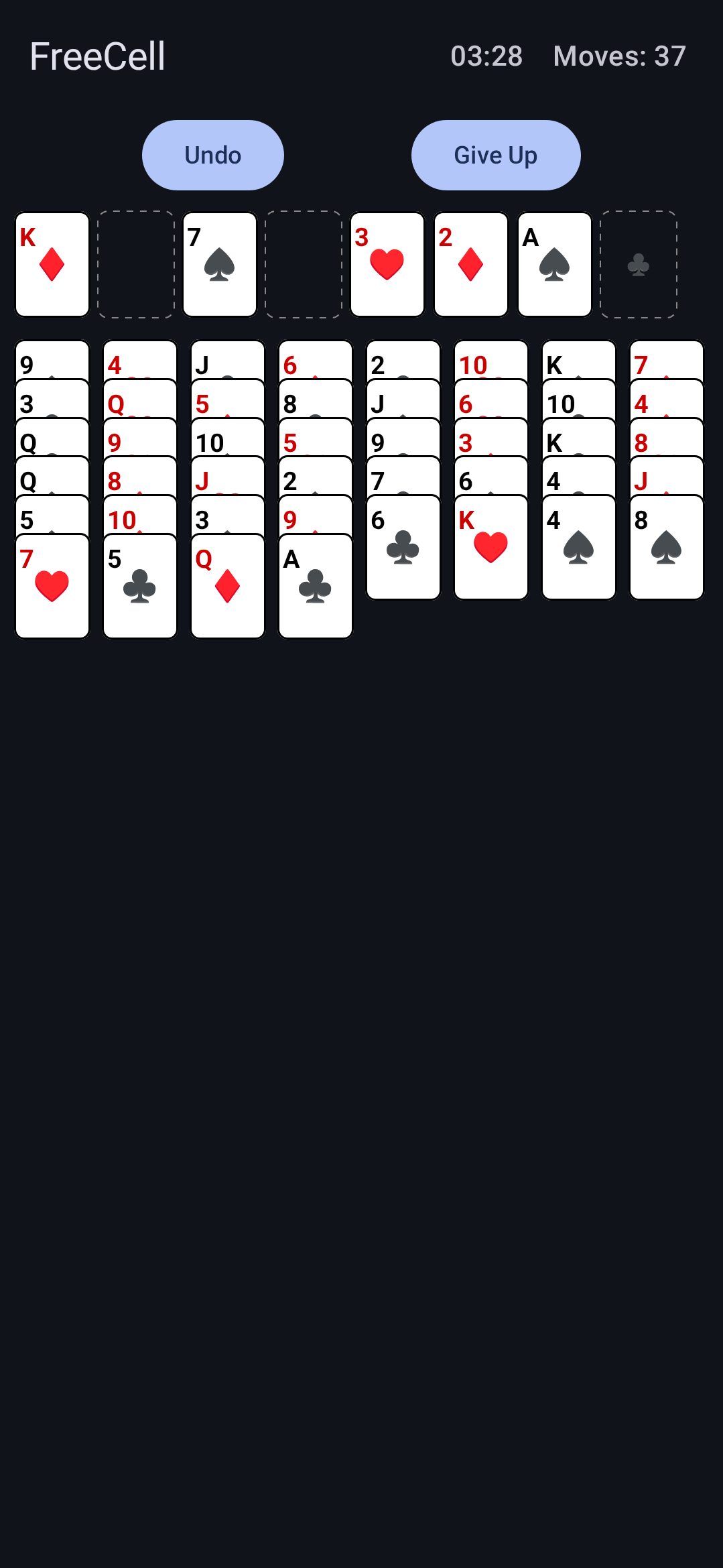 MA Solitaire screenshot 3