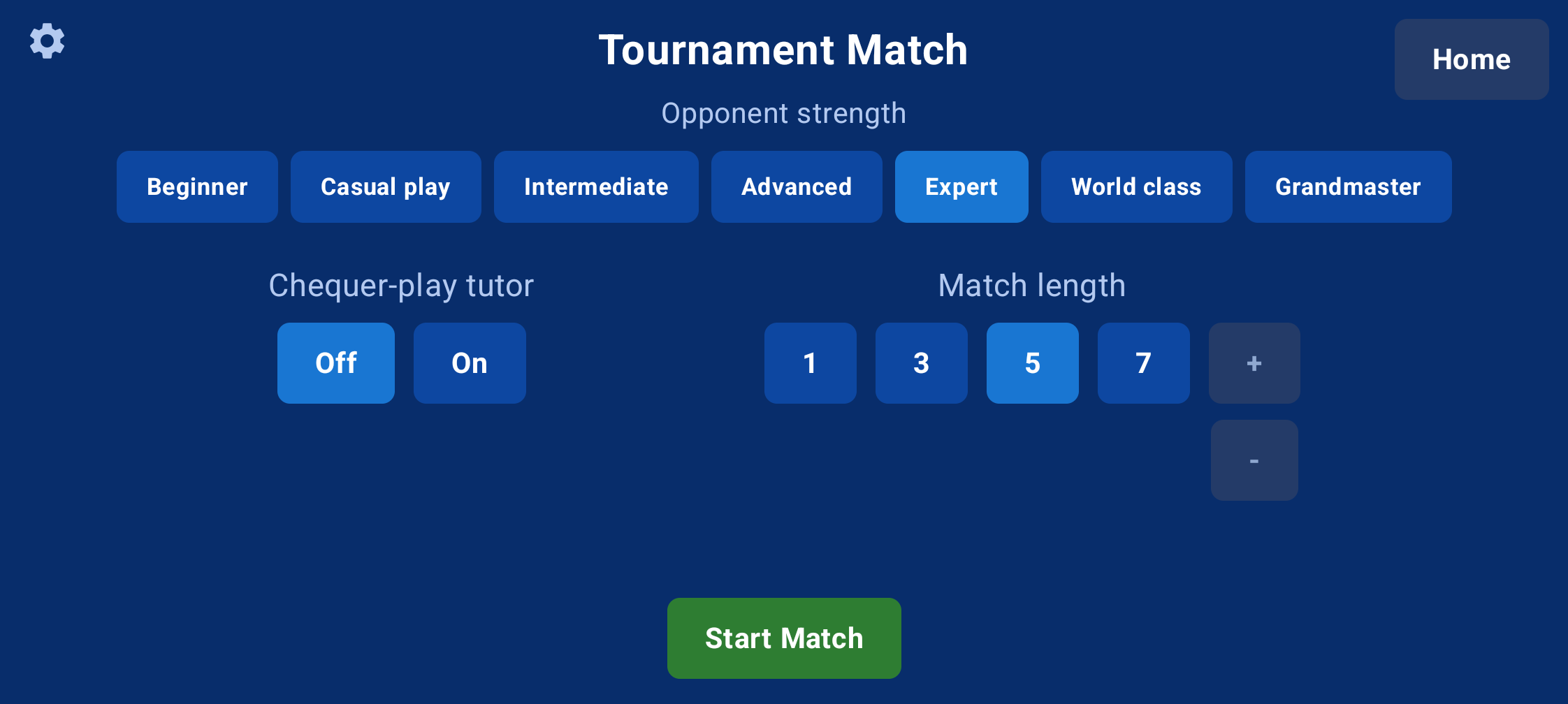 CBG -- Clavierhaus BackGammon screenshot 3