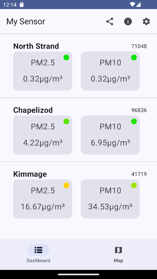 My Sensor screenshot 1