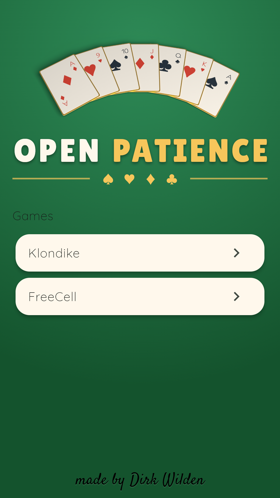Open Patience screenshot 1