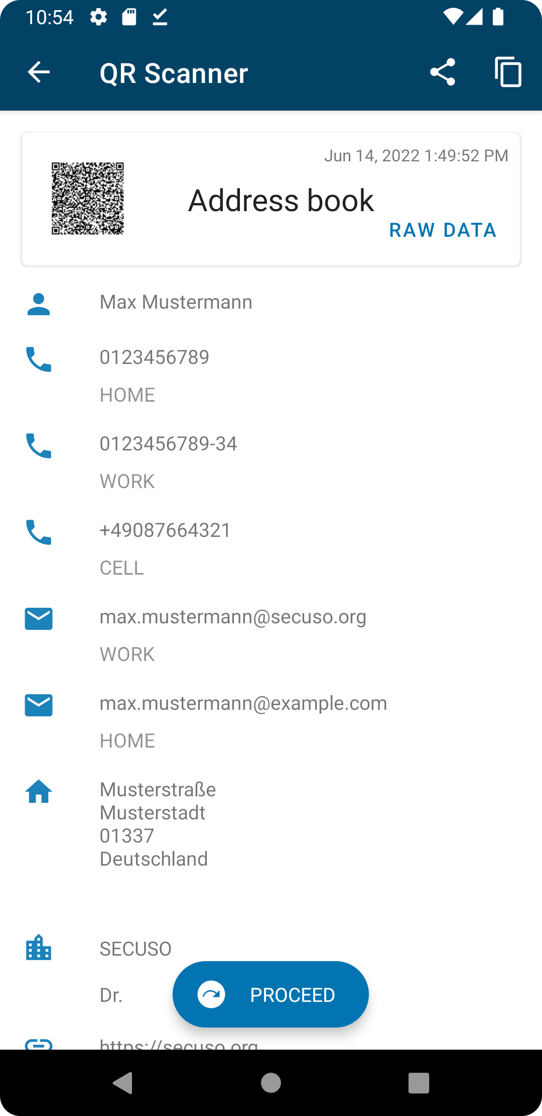 QR Scanner (PFA) screenshot 2