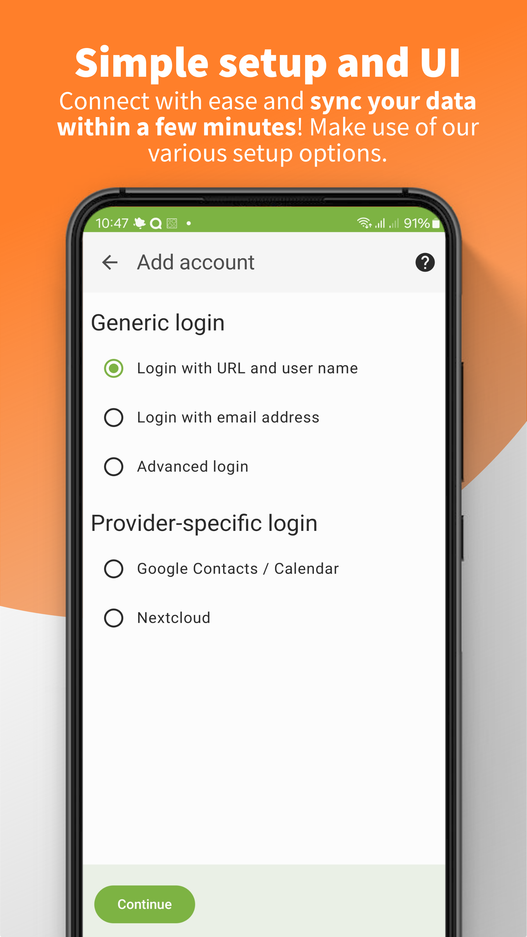 DAVx⁵ screenshot 3