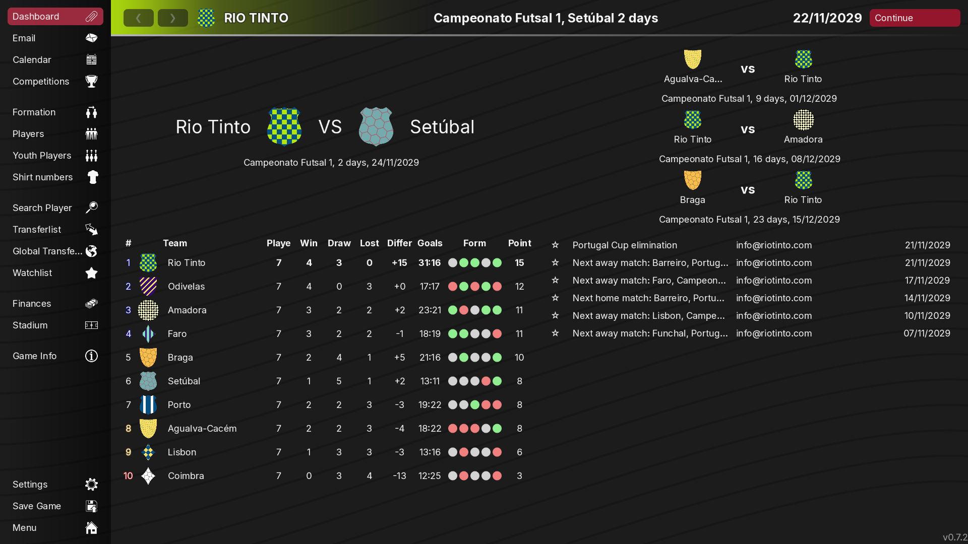 99Managers Futsal Edition screenshot 5