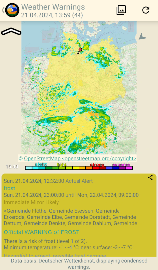 Tiny Weather Forecast Germany screenshot 2