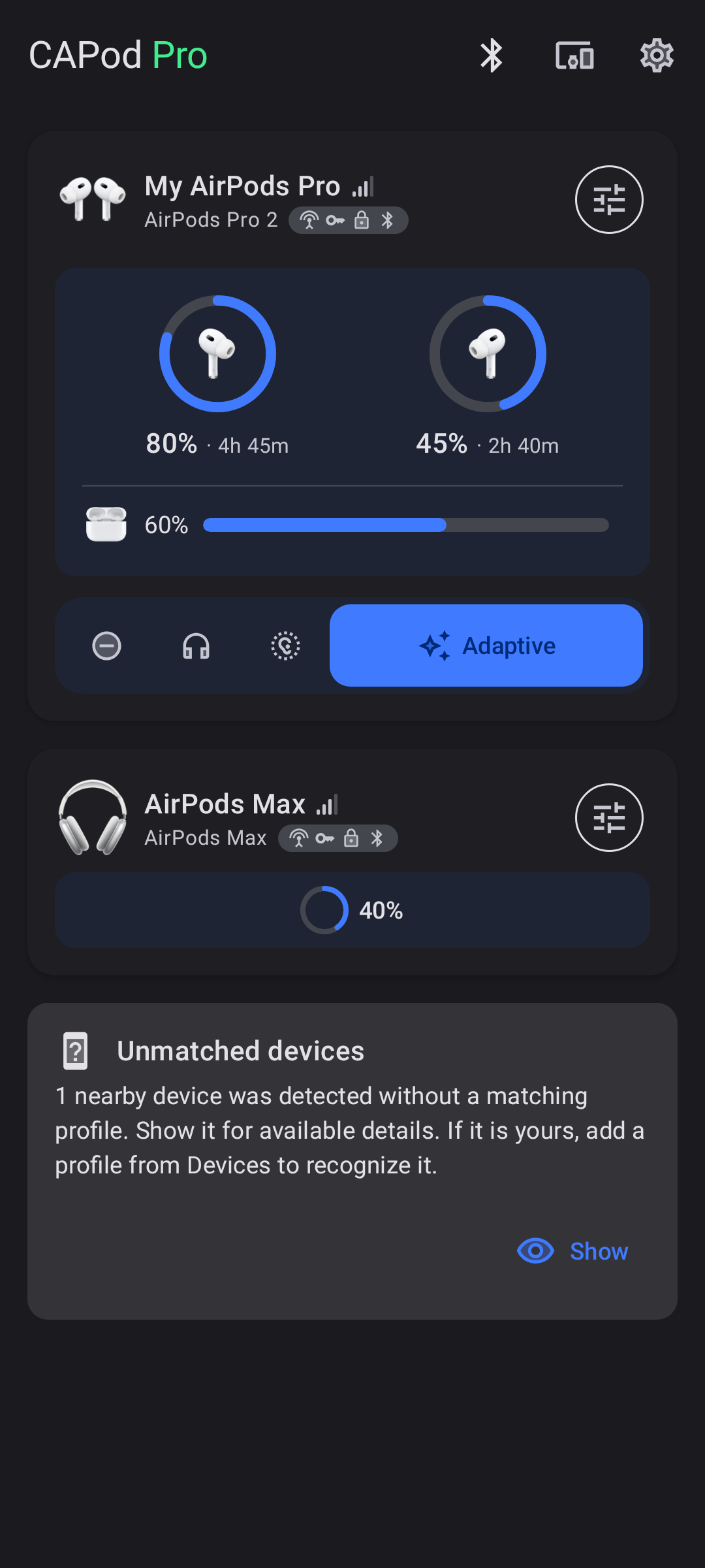 CAPod - Companion for AirPods screenshot 4
