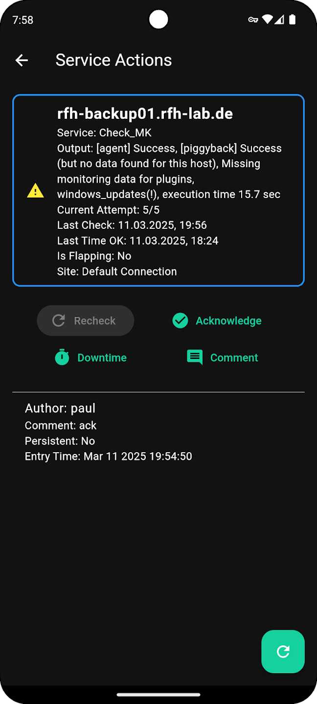 Unofficial CheckMK Monitoring screenshot 5