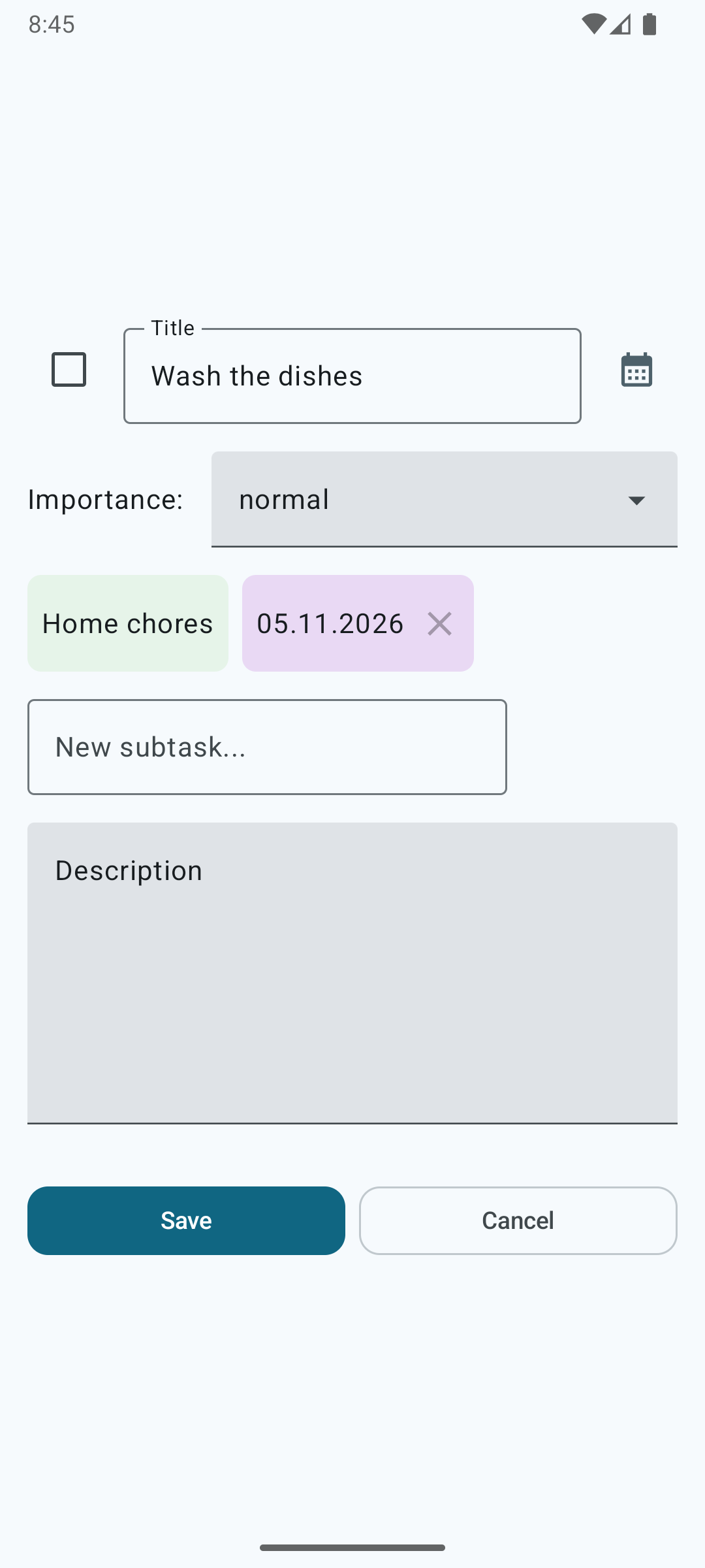 Autasker screenshot 2