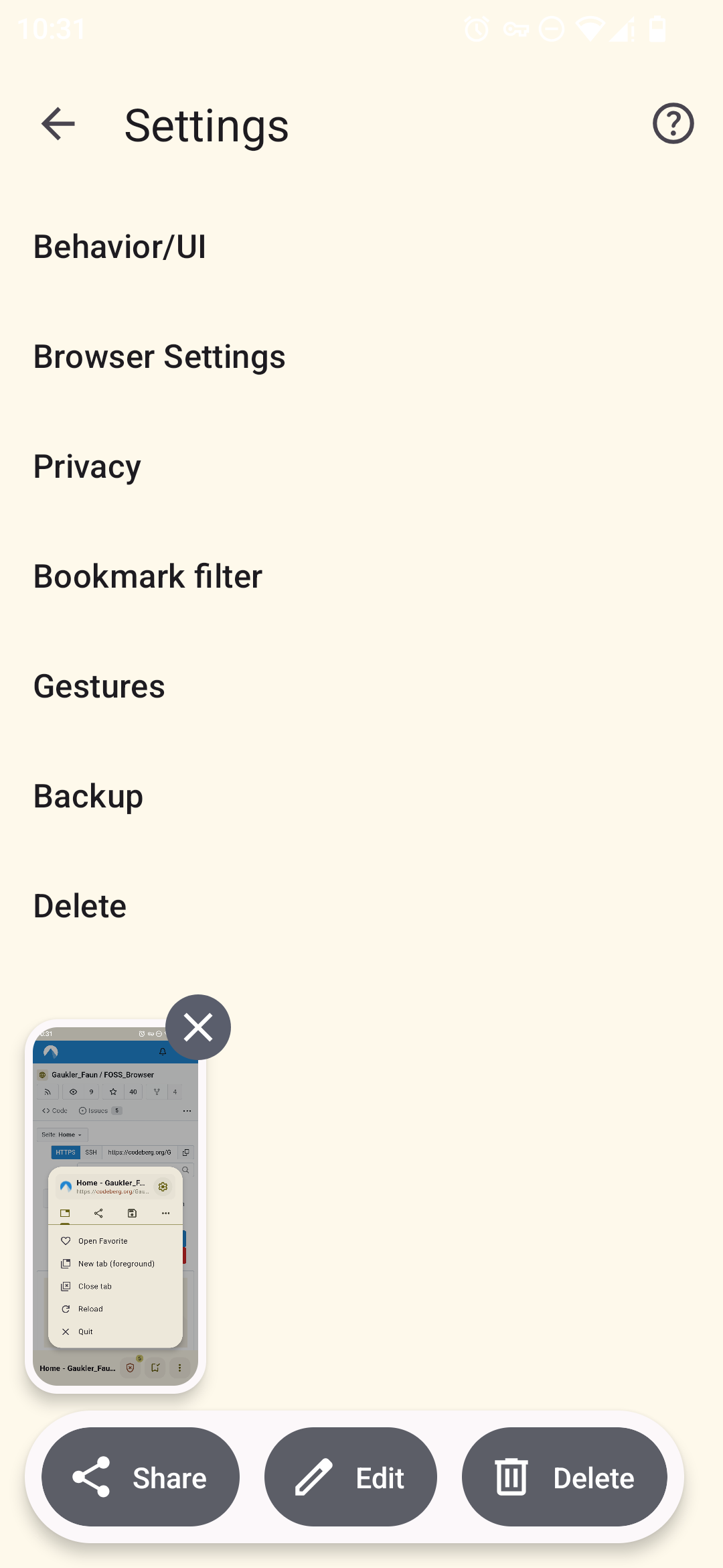 FOSS Browser screenshot 6