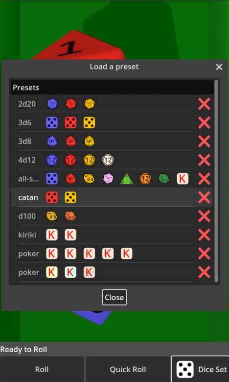 Godot Dice Roller screenshot 2