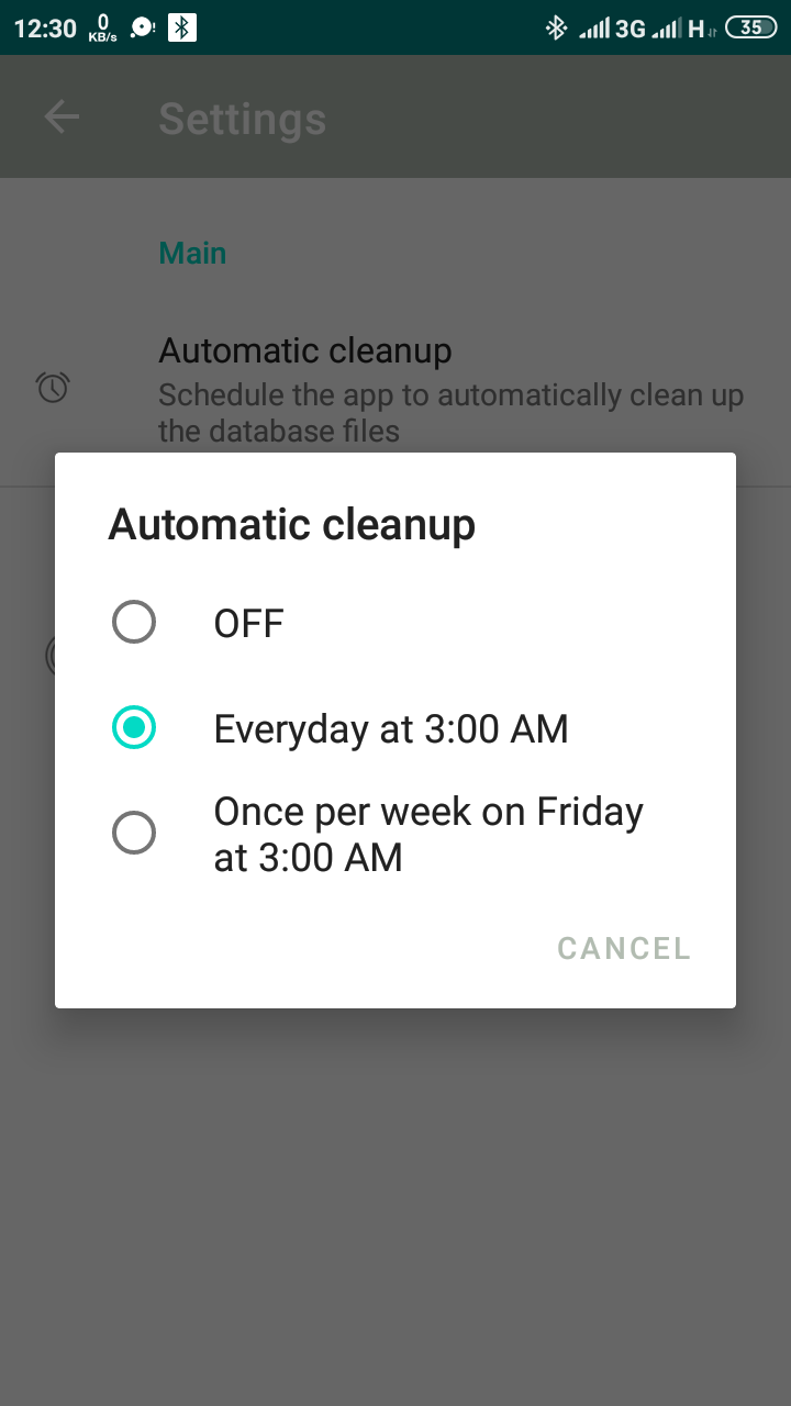DbCleaner for Whatsapp screenshot 3